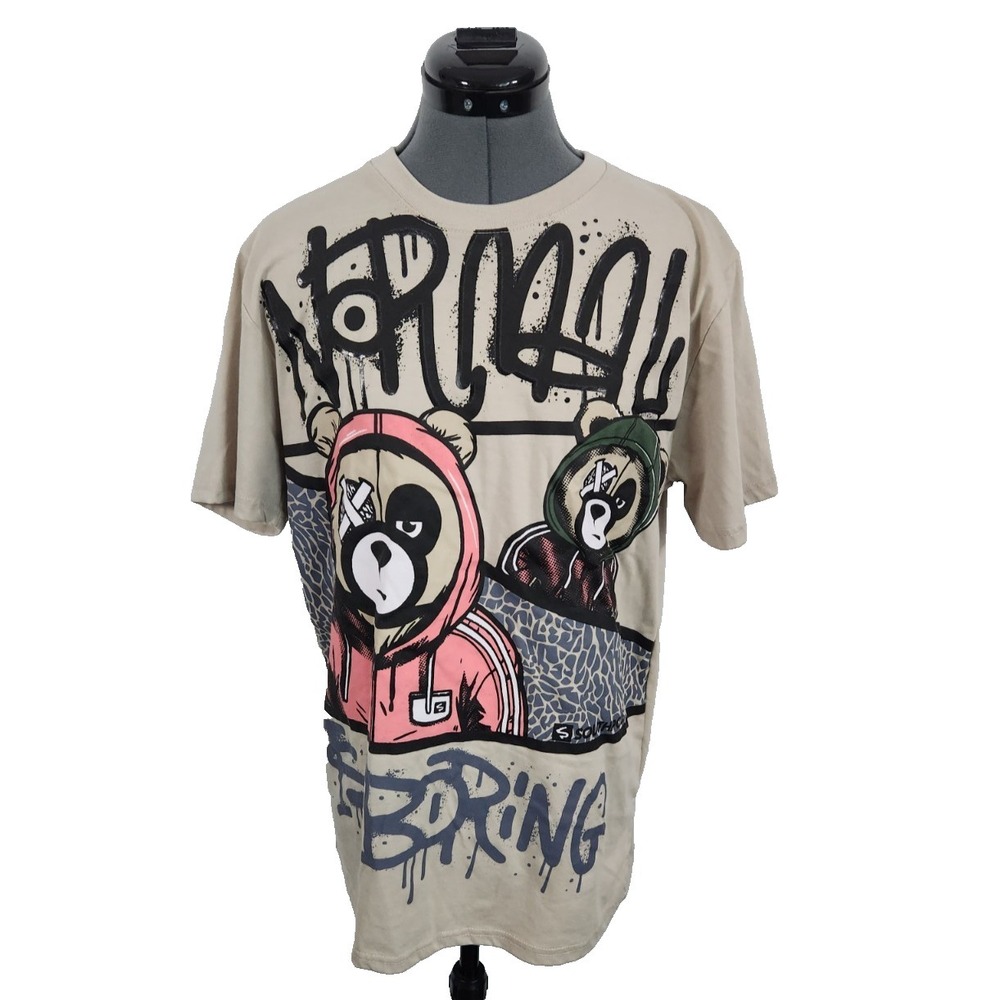Southpole‎ "Normal Is Boring" Graphic T‑Shirt Men's Size M